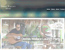 Tablet Screenshot of denniswallacemusic.com
